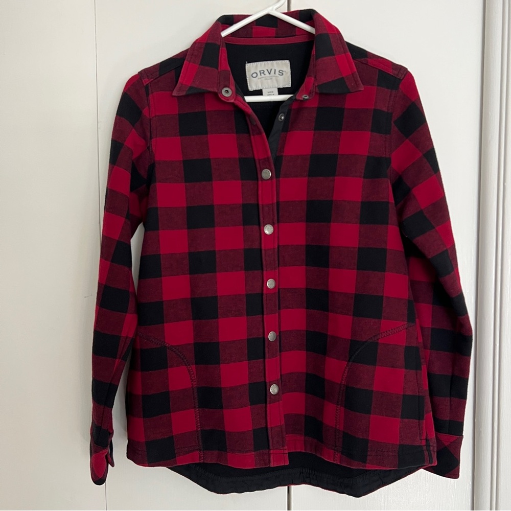 Orvis Plaid Shacket Unisex Size S